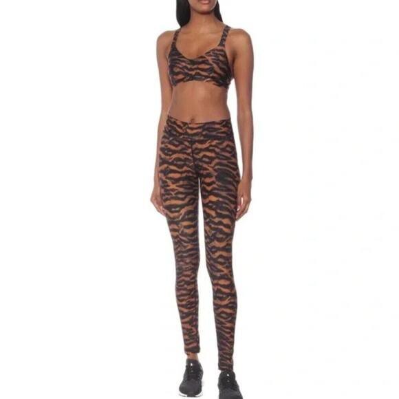 The Upside Equinox Tiger Leggings Size 6 XS/S EUC Rare Print - Picture 2 of 6